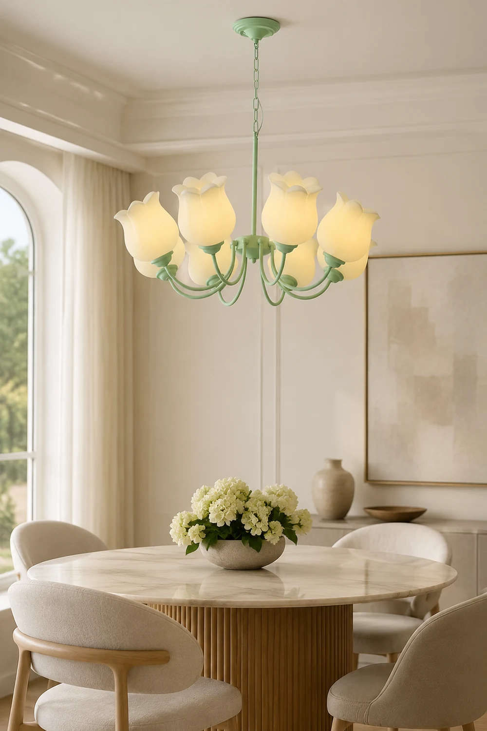 French Lily Chandelier - Lumpaz