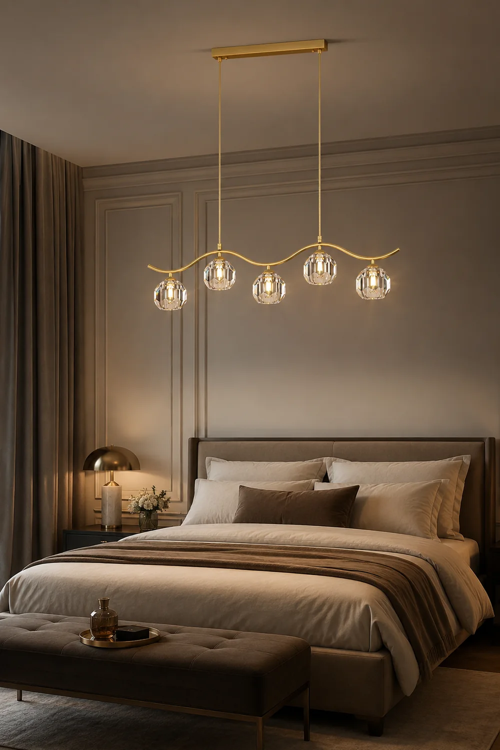 Eara Crystal Chandelier - Lumpaz