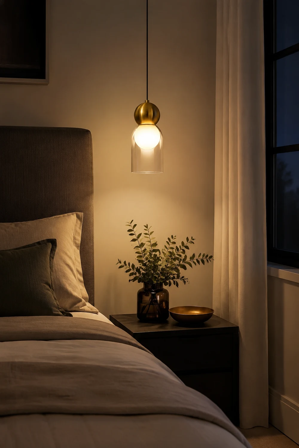 Dani Brass Pendant Lamp - Lumpaz