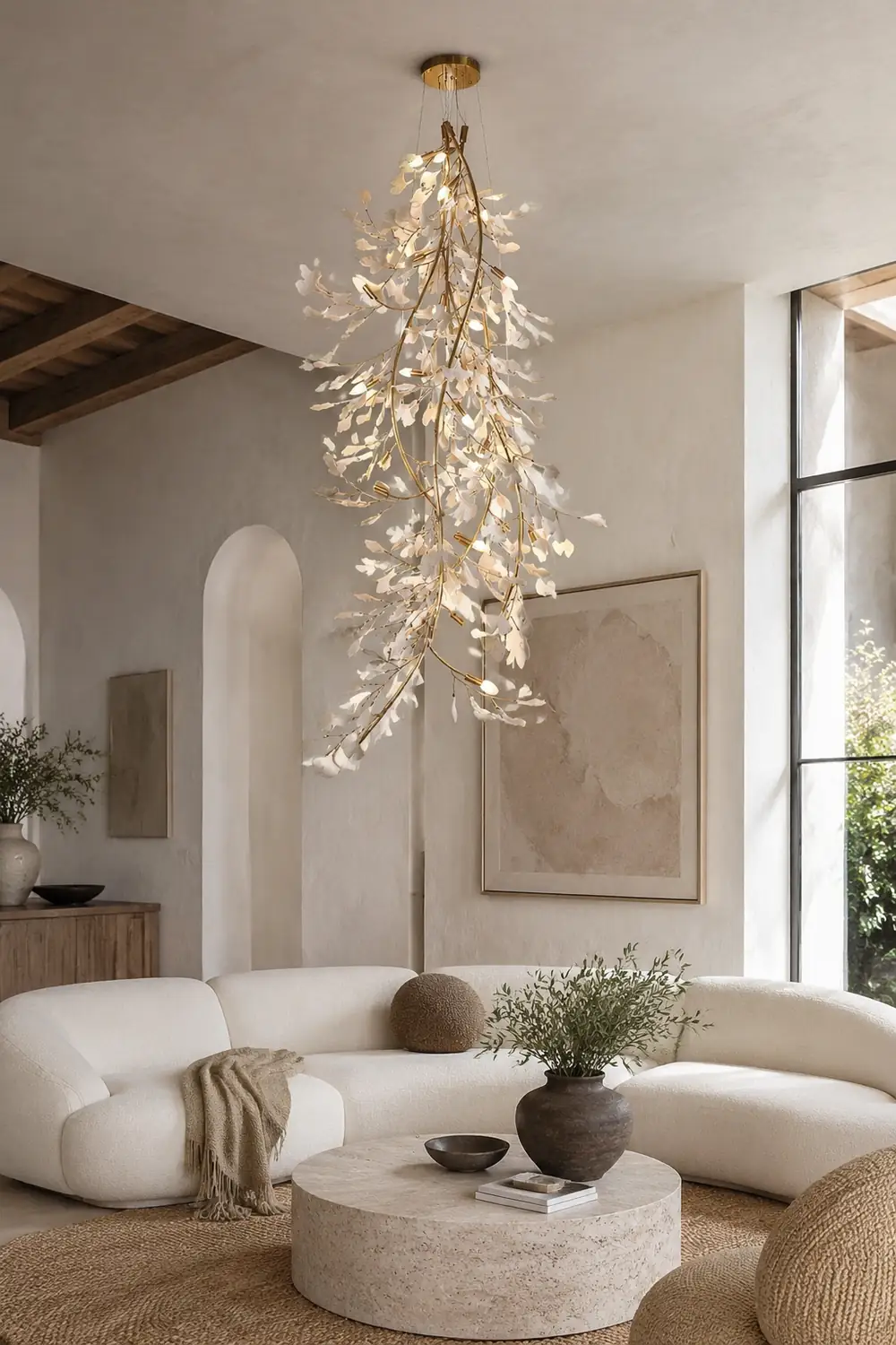 Gingko Long Branch Chandelier - Lumpaz