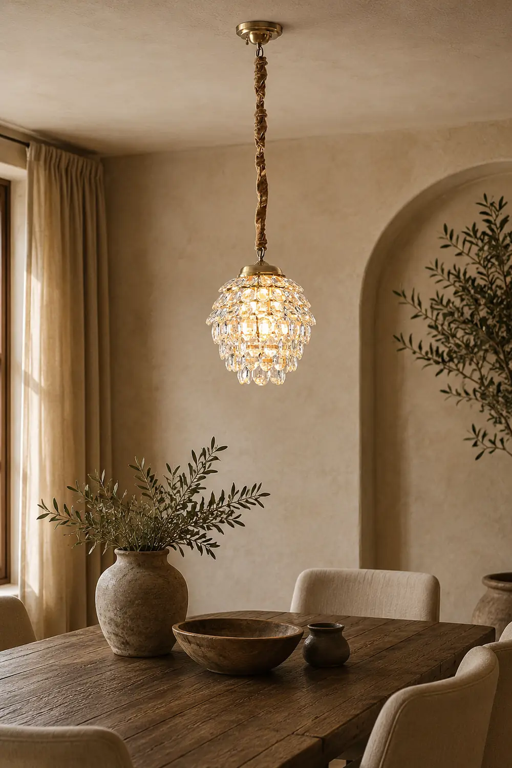 Roxanne Crystal Pendant Light - Lumpaz
