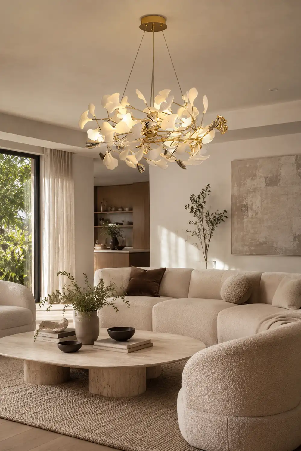 Gingko Chandelier H - Lumpaz