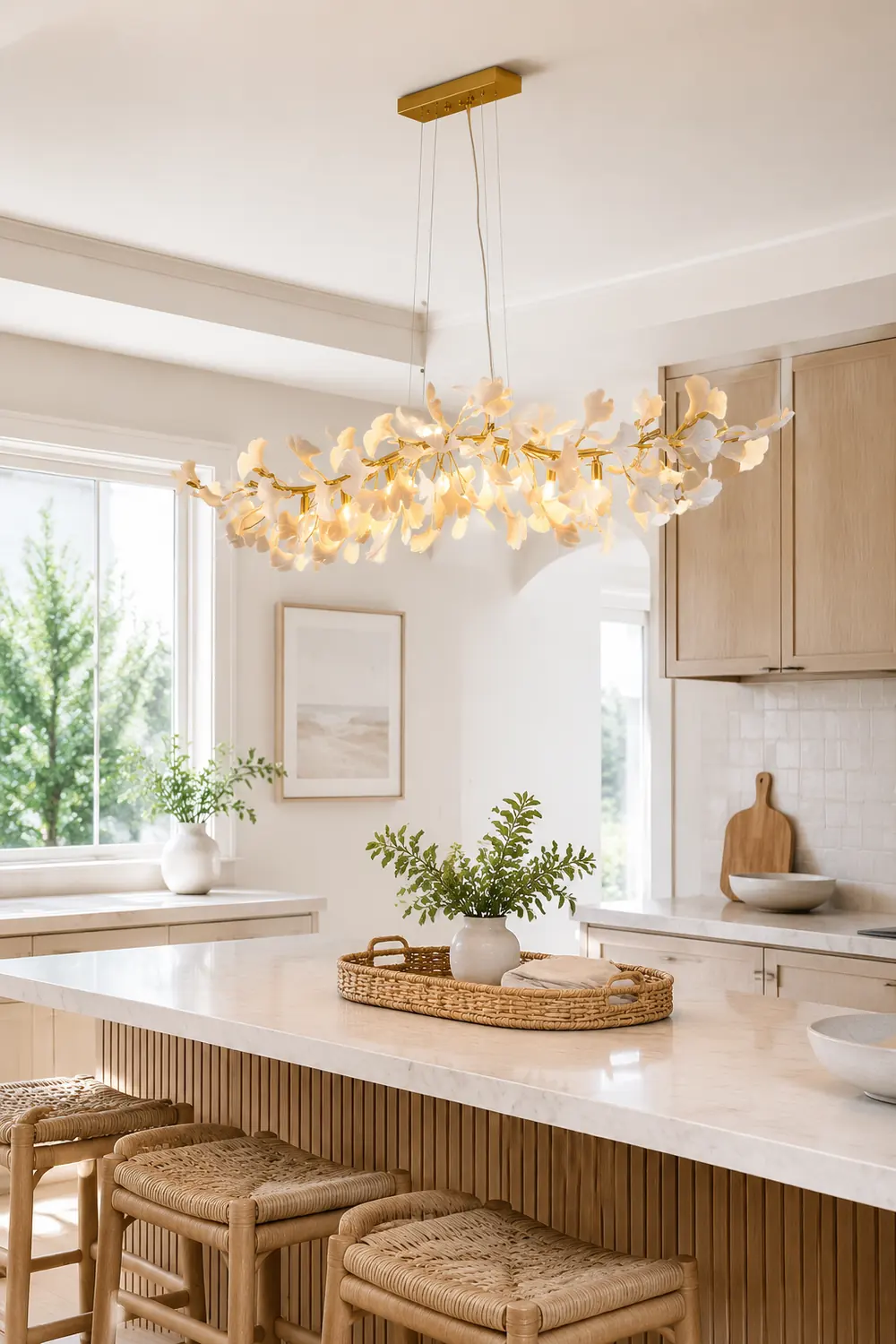 Gingko Chandelier D - Lumpaz