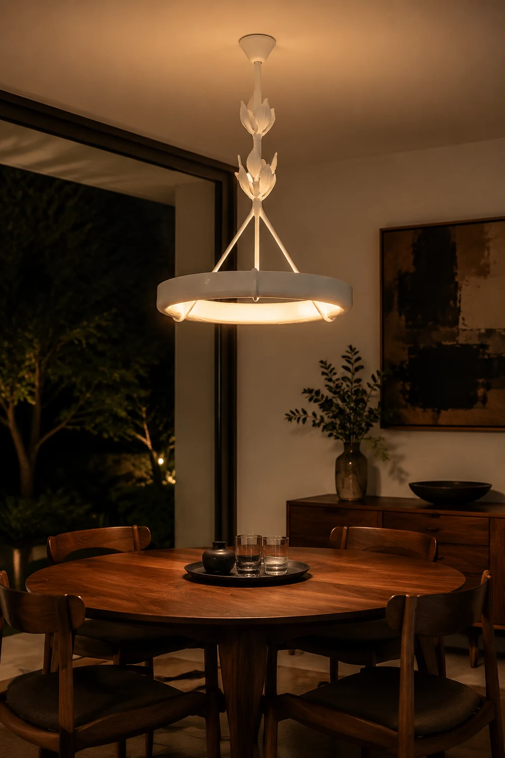 Tinsley Plaster Chandelier - Lumpaz