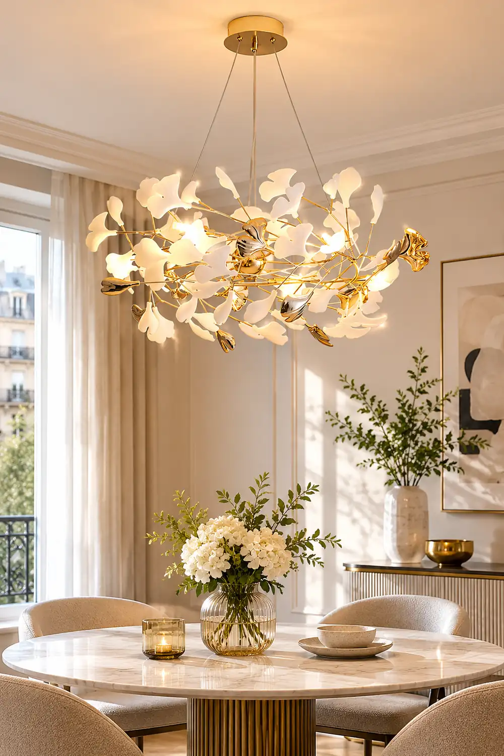 Gingko Chandelier H - Lumpaz