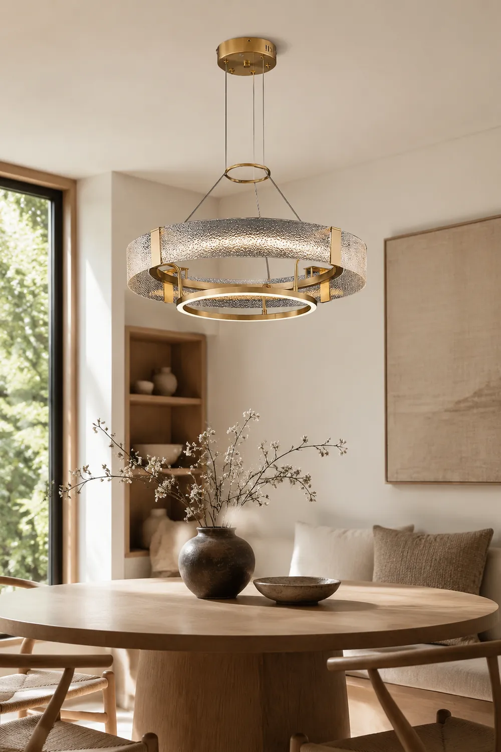 Ripple Glass Chandelier - Lumpaz