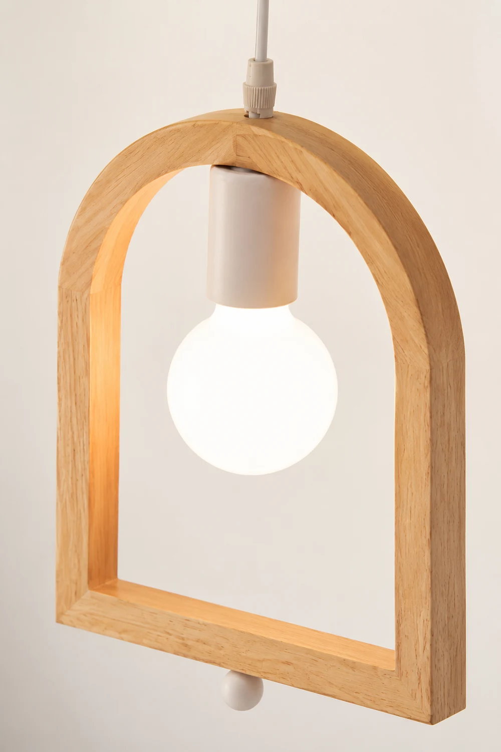 Wood Bird Resin Pendant Light - Lumpaz