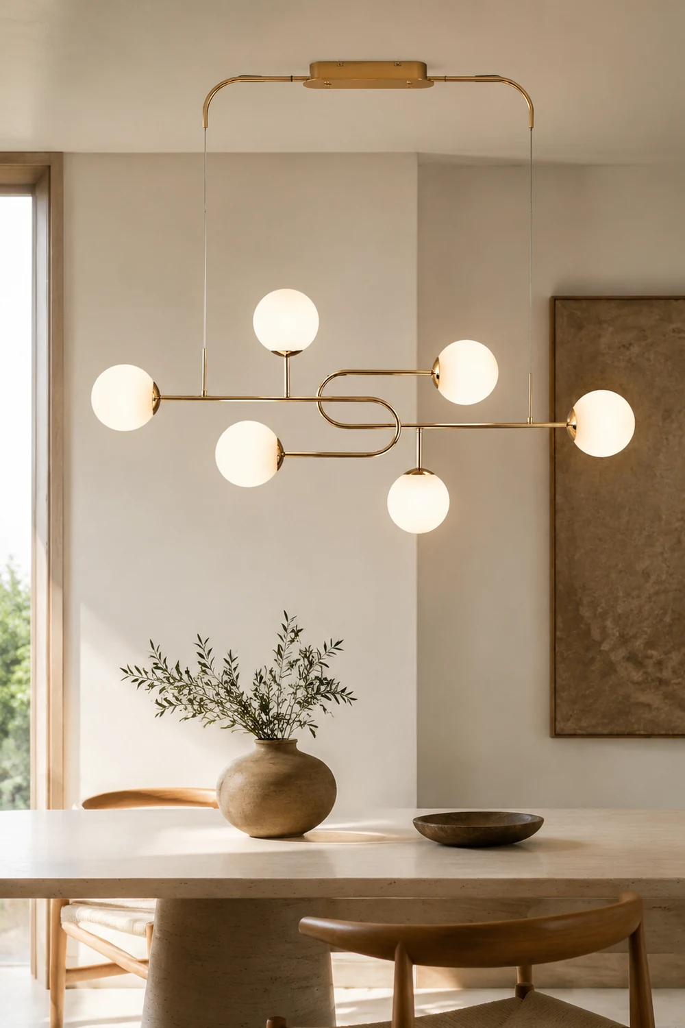 Arc Globe Escalante Chandelier - Lumpaz