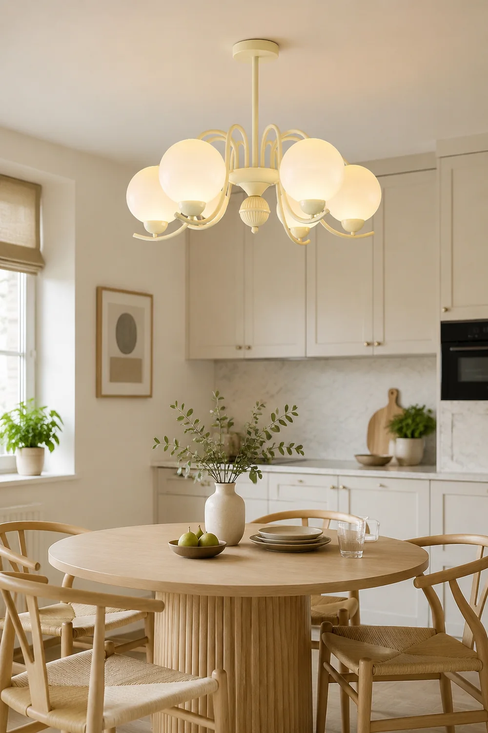 Vanilla Ball Chandelier - Lumpaz