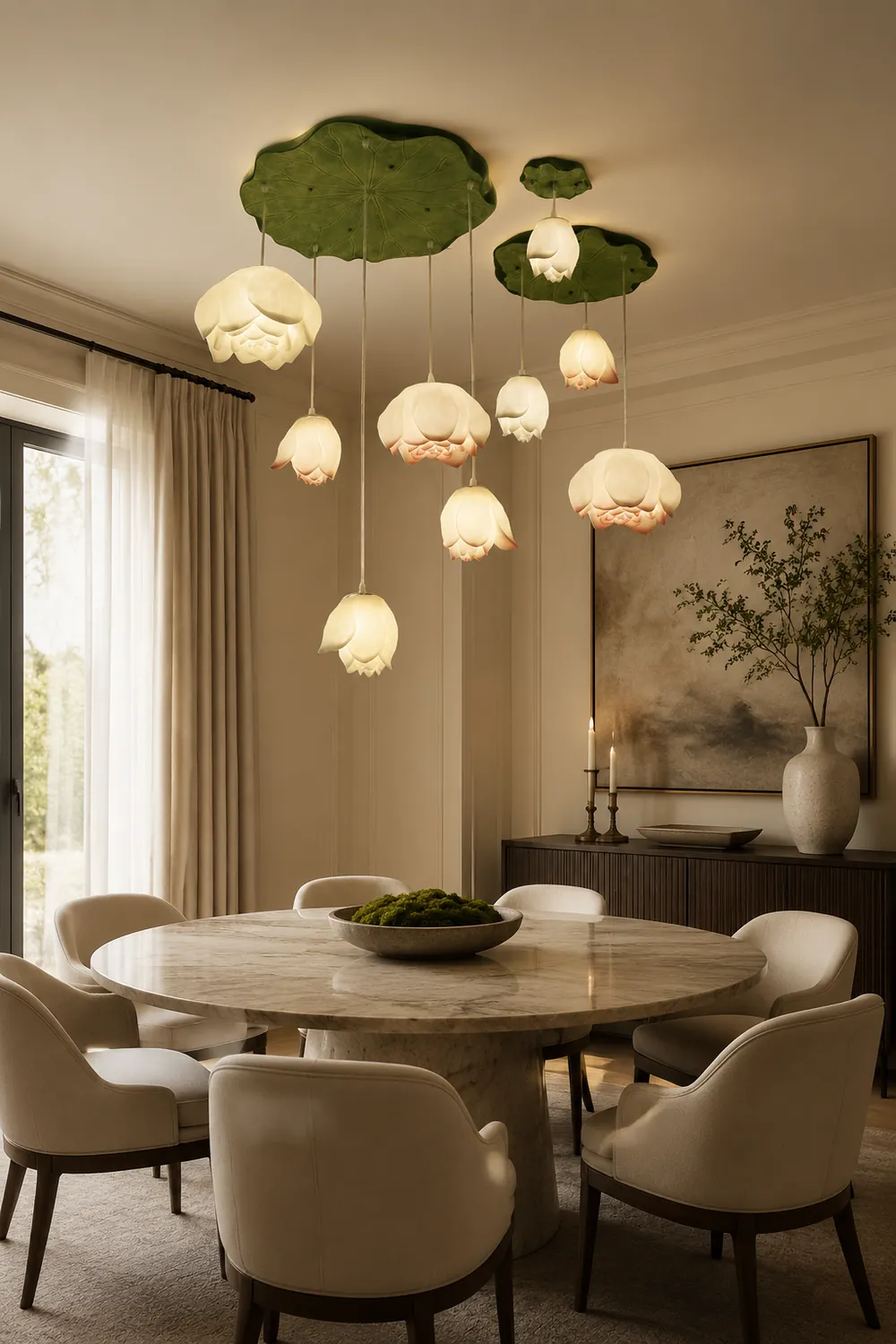 Lotus Chandelier - Lumpaz