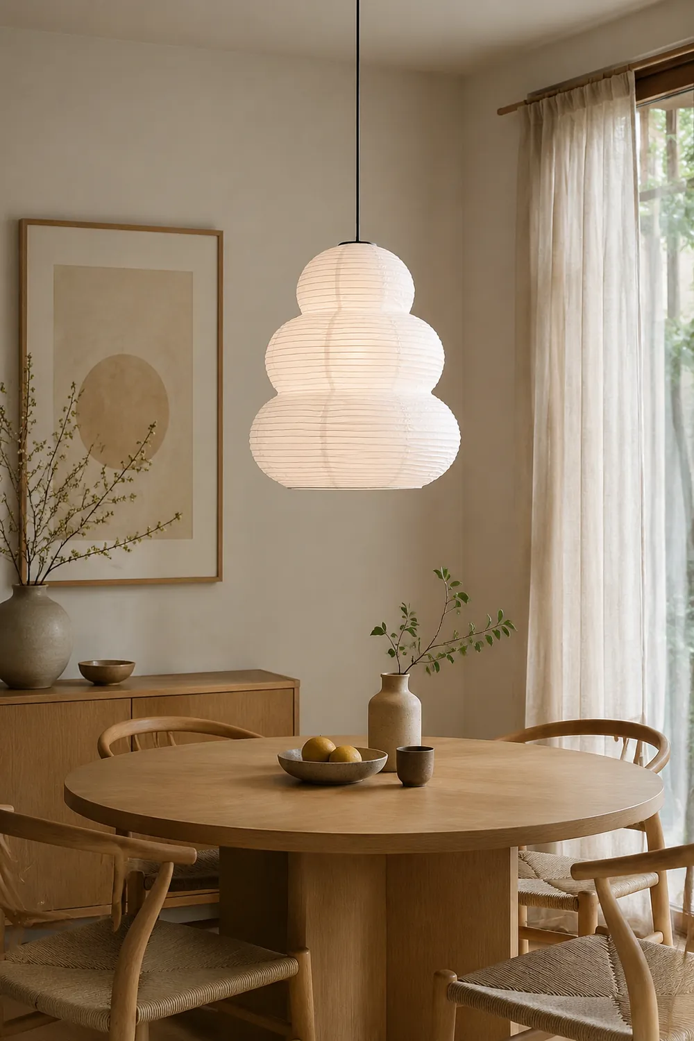 Rice Paper 24N Pendant Light - Lumpaz