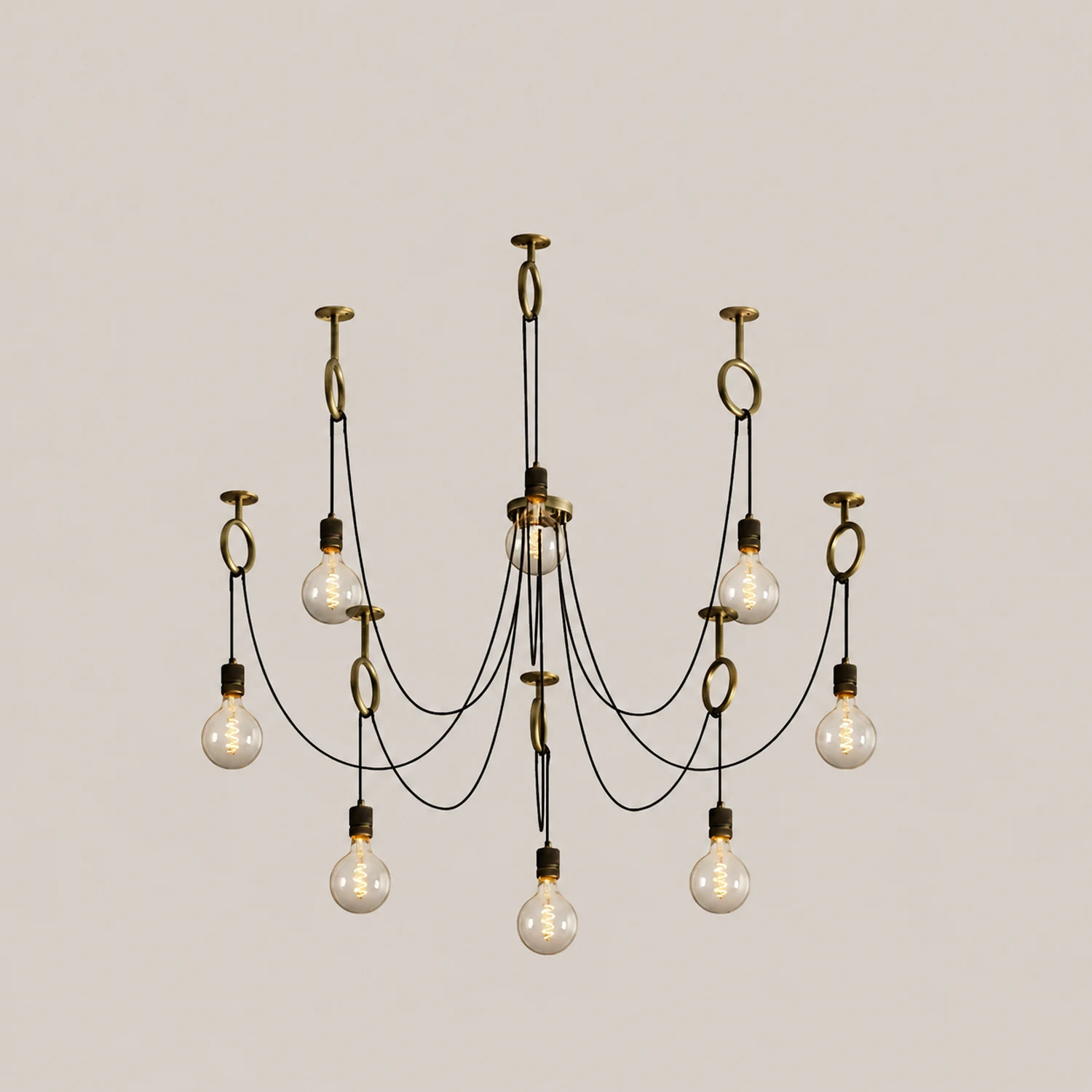 Industrial Spider Chandelier - Lumpaz