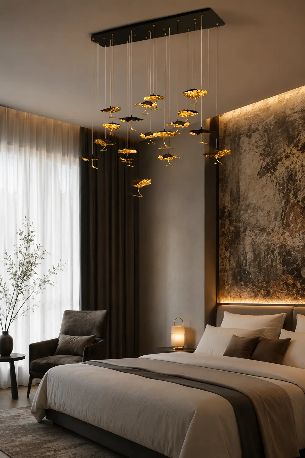 Brass Aviary Constellation Chandelier - Lumpaz