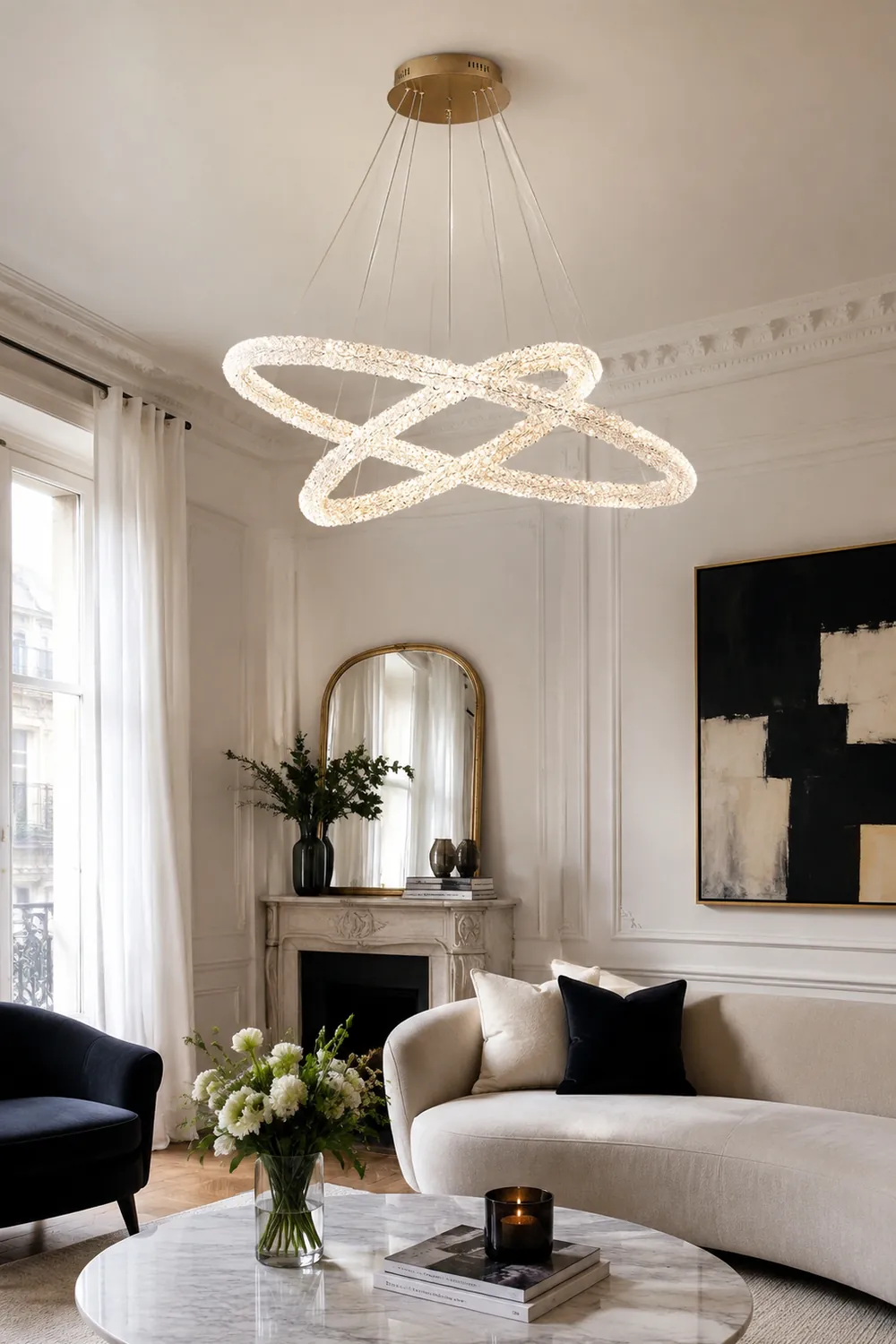 Ring Crystal Chandeliers - Lumpaz
