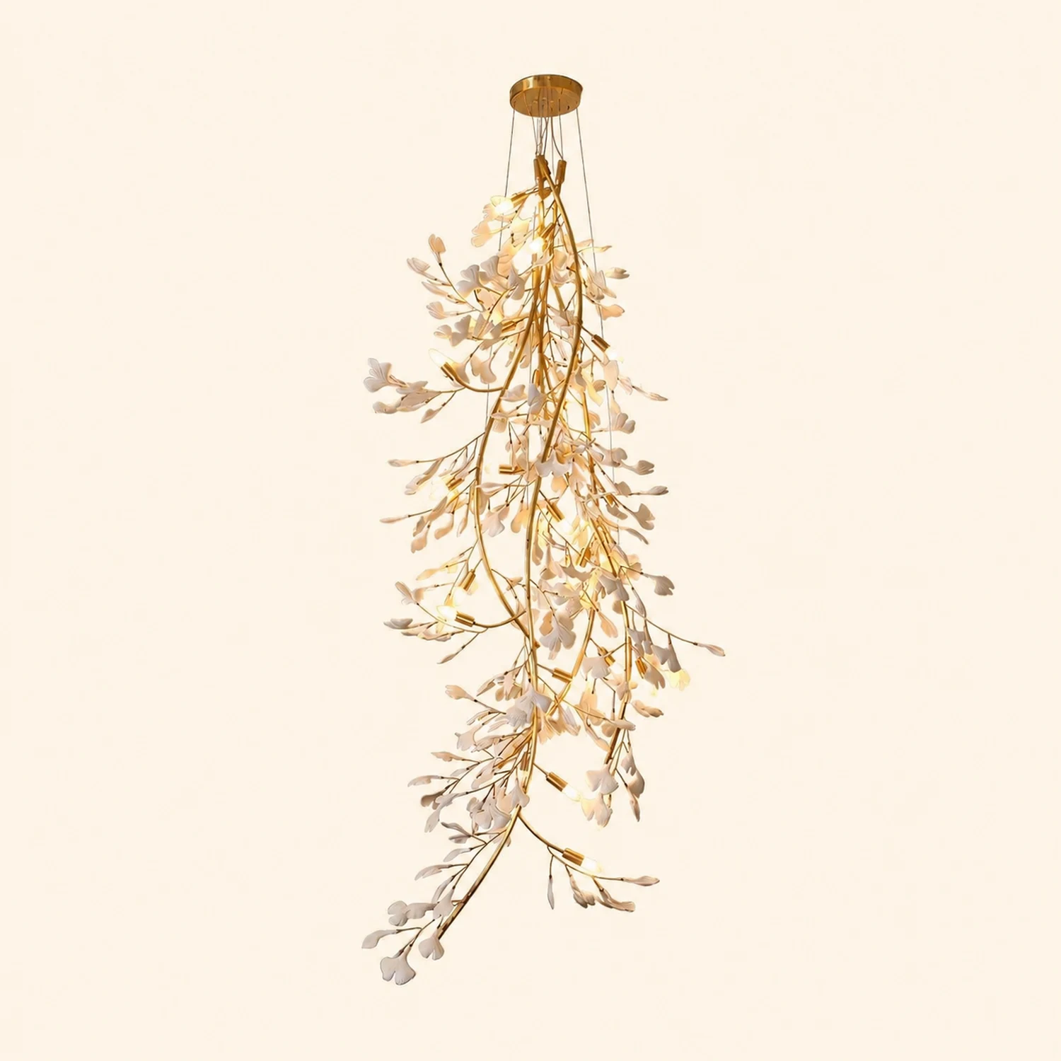 Gingko Long Branch Chandelier - Lumpaz