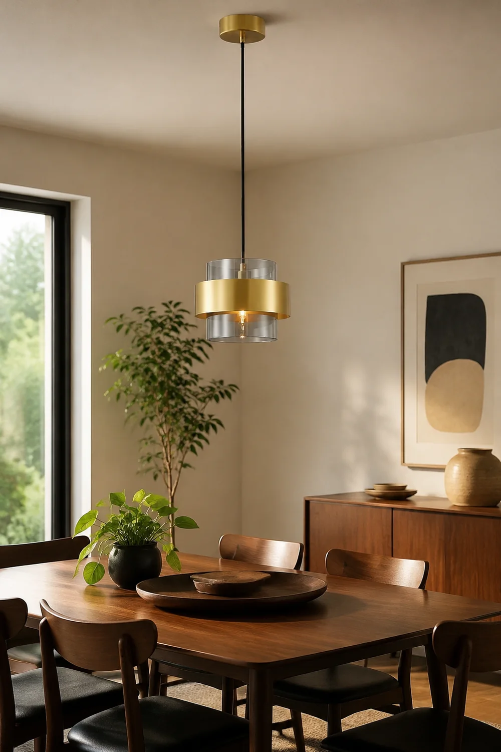 Cylinder Down Pendant Lamp - Lumpaz