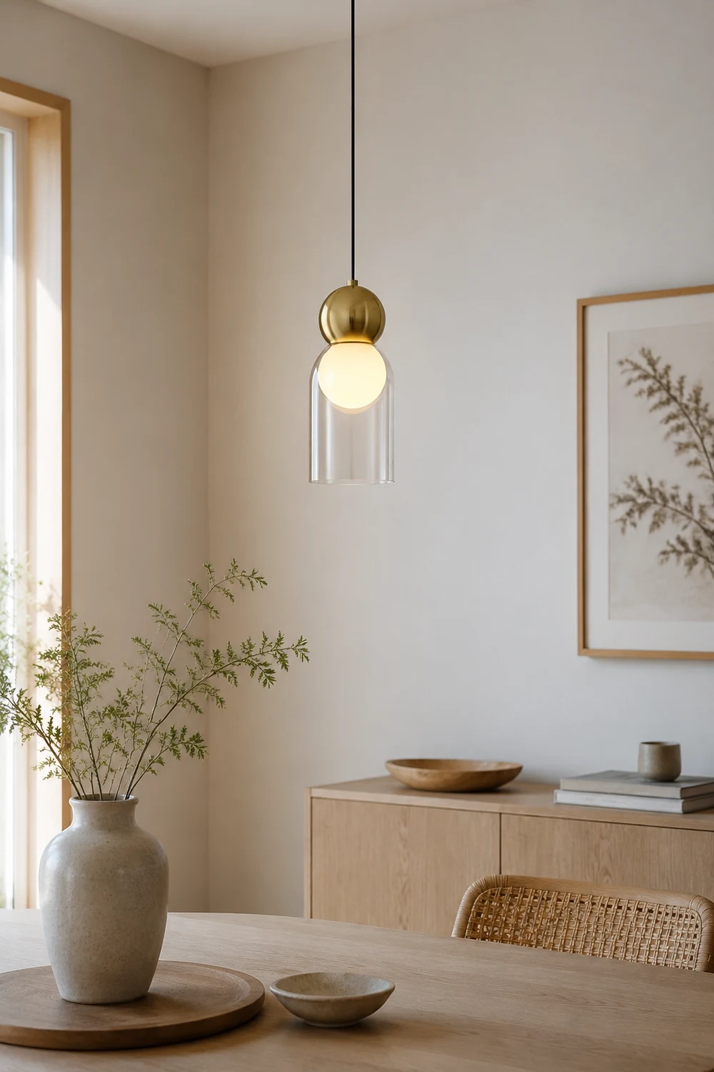 Dani Brass Pendant Lamp - Lumpaz