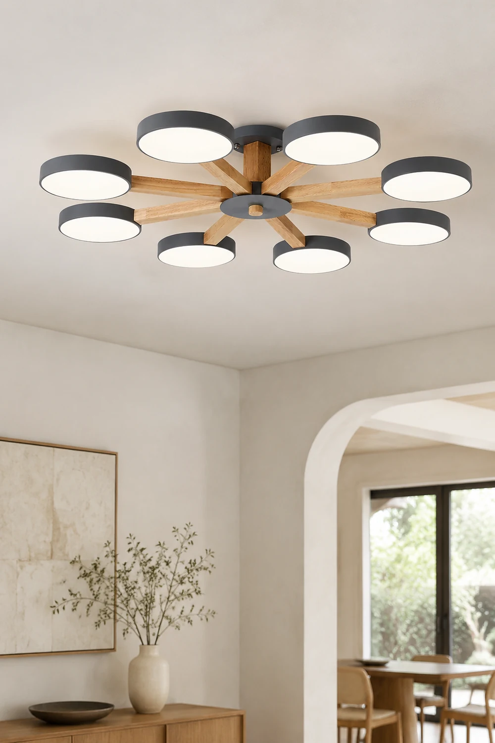 Modern Multi Stem Chandelier - Lumpaz