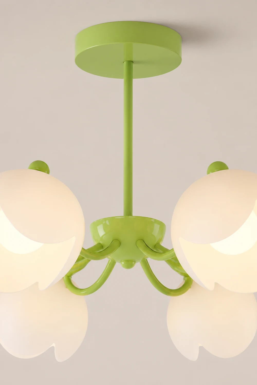 Murano Cream Chandelier - Lumpaz