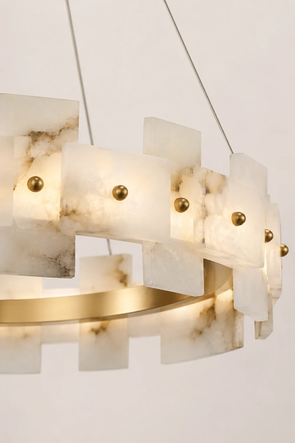 Alabaster Halo Chandelier - Lumpaz