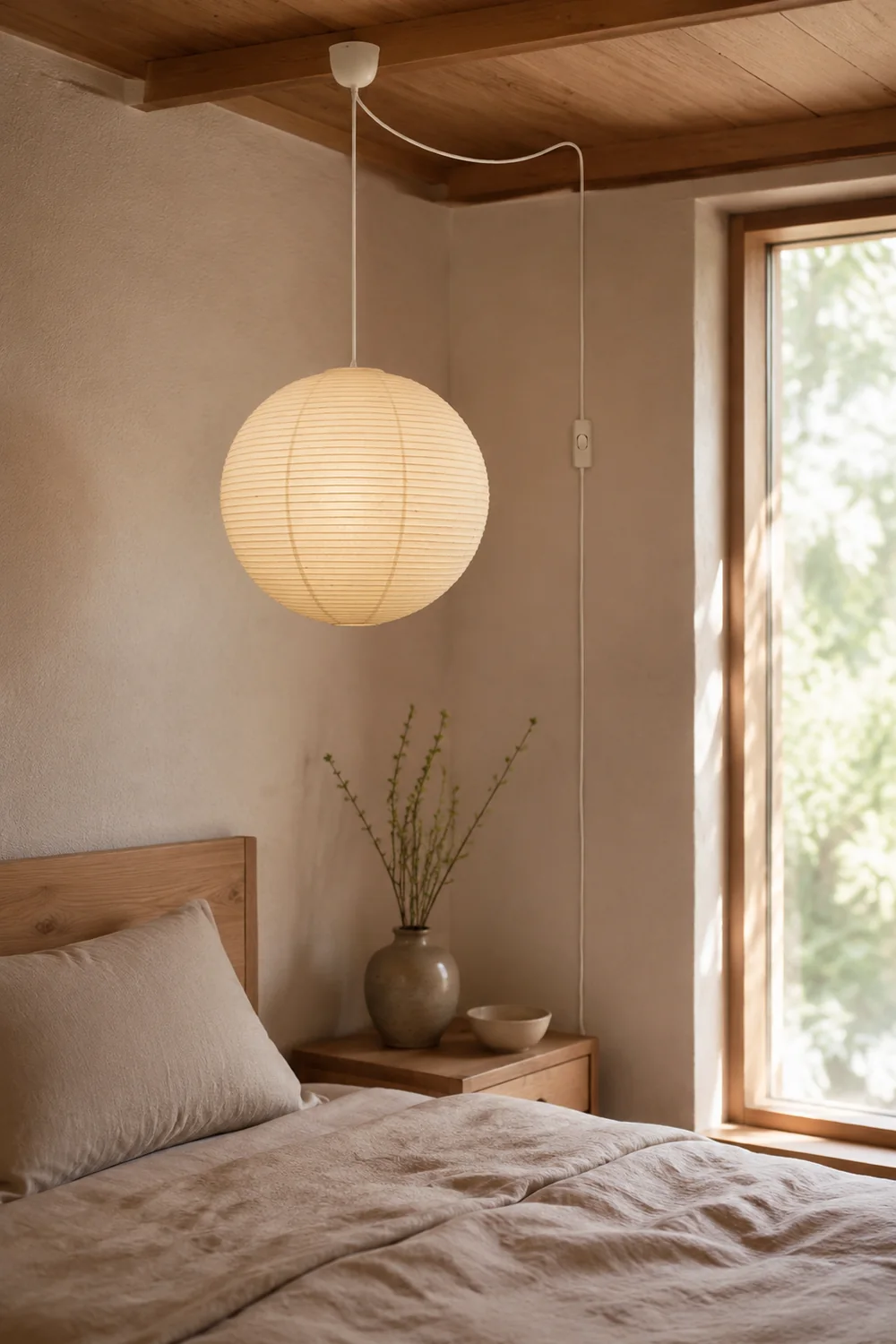 Akari A Pendant Swag Light - Lumpaz
