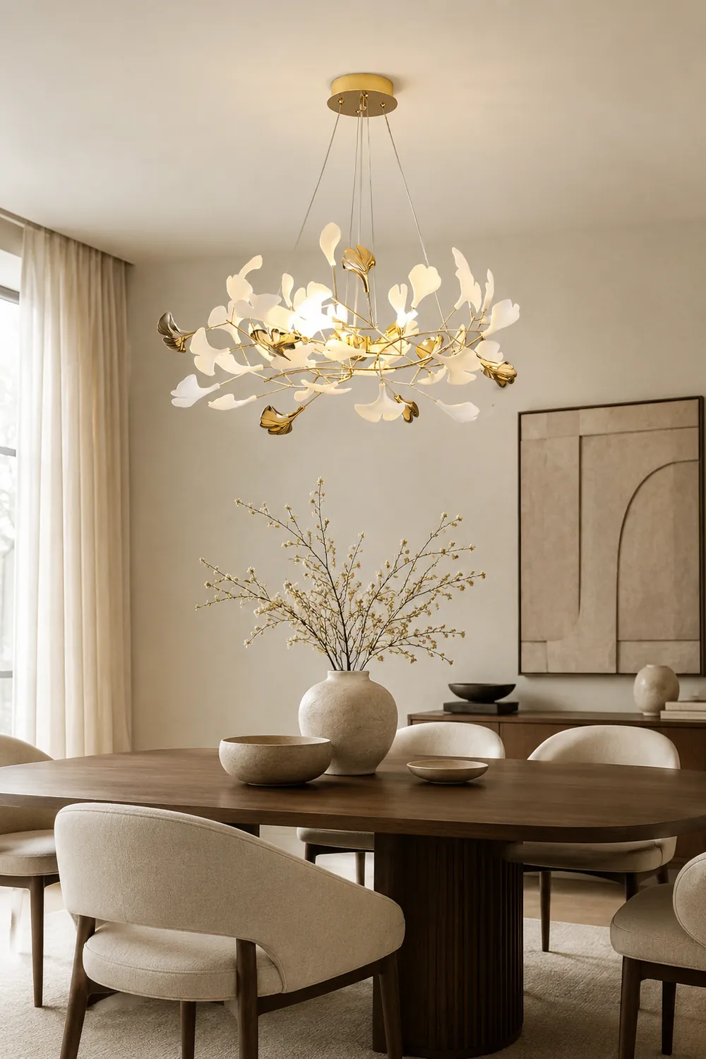 Gingko Chandelier R - Lumpaz