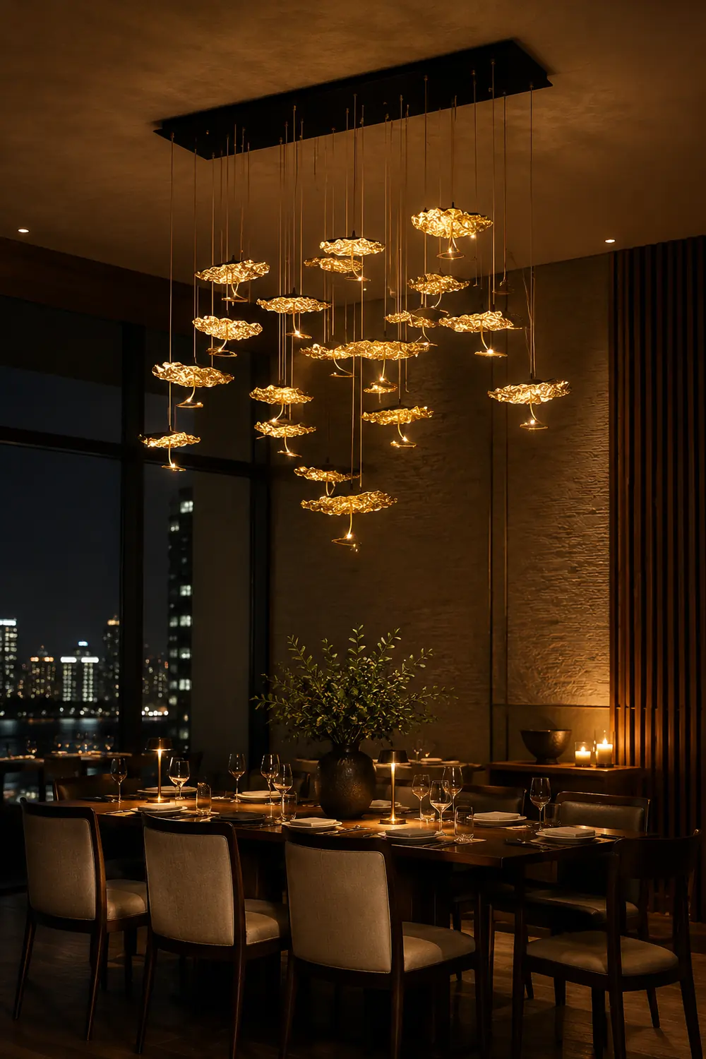 Brass Aviary Constellation Chandelier - Lumpaz