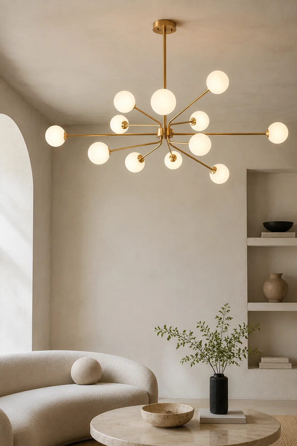 Solaire Arm Chandelier - Lumpaz