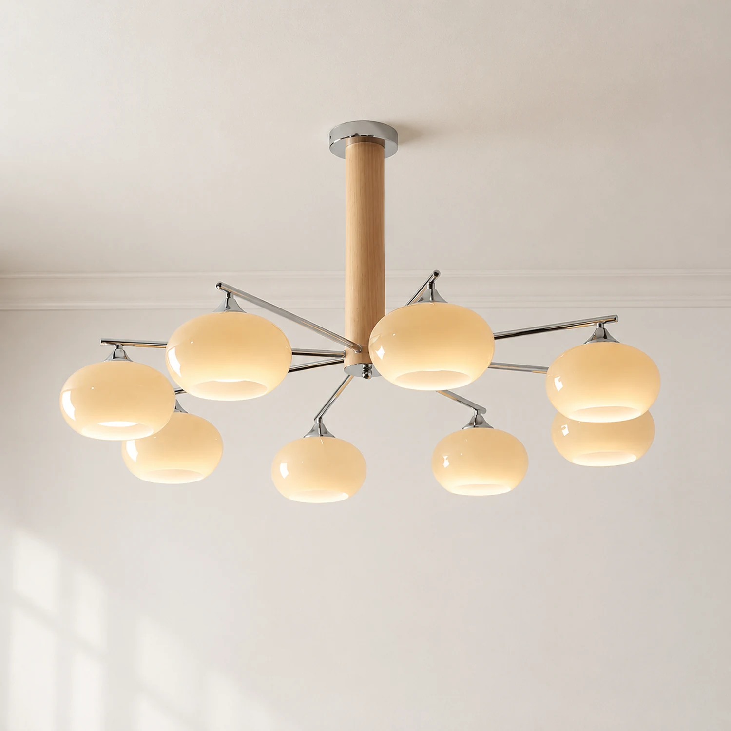 Elliptical Persimmon Chandelier - Lumpaz