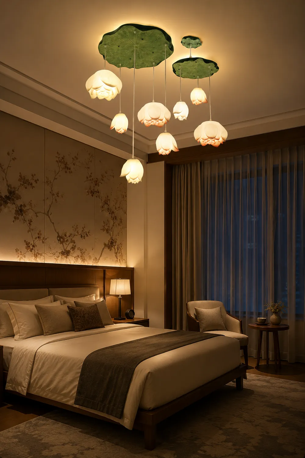 Lotus Chandelier - Lumpaz