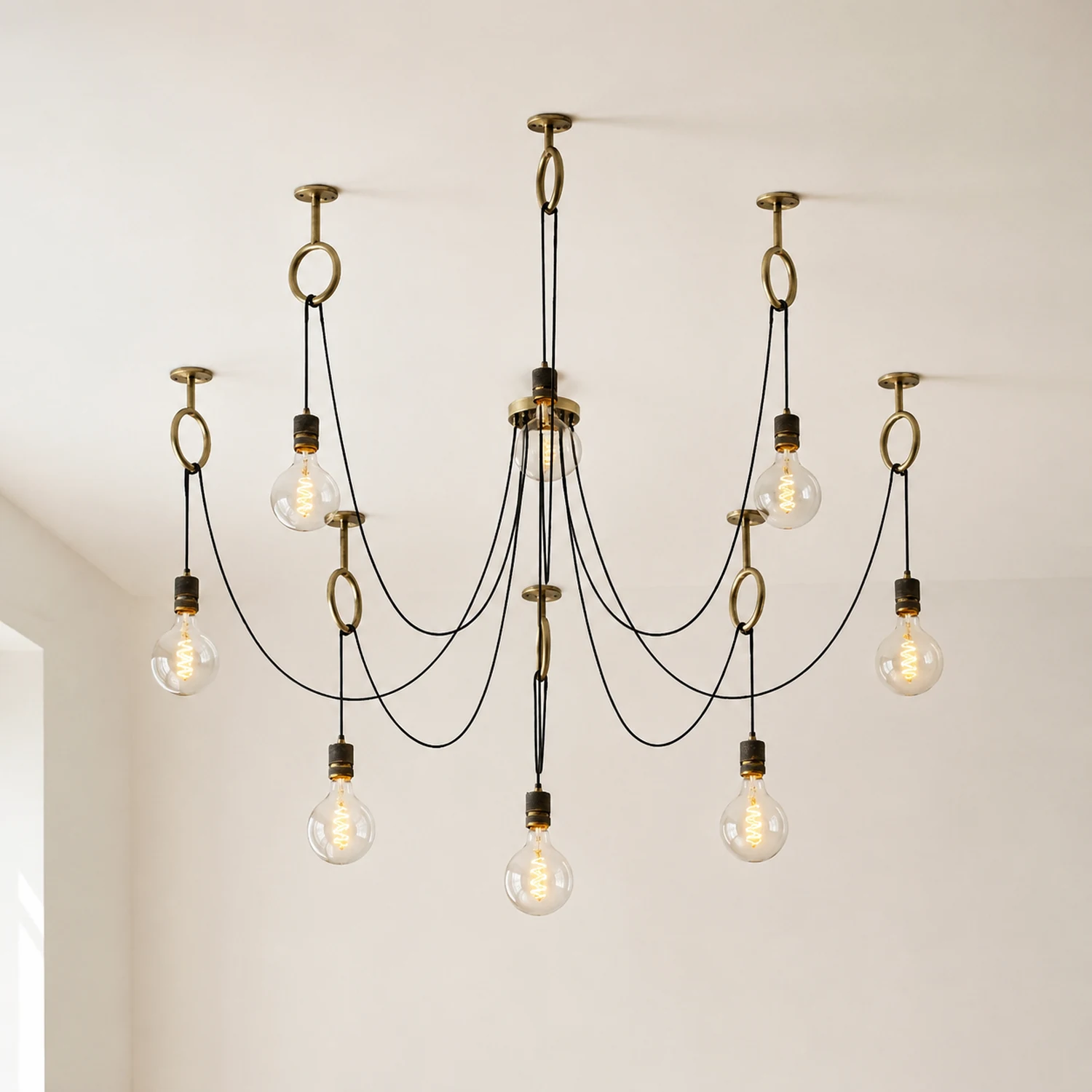 Industrial Spider Chandelier - Lumpaz