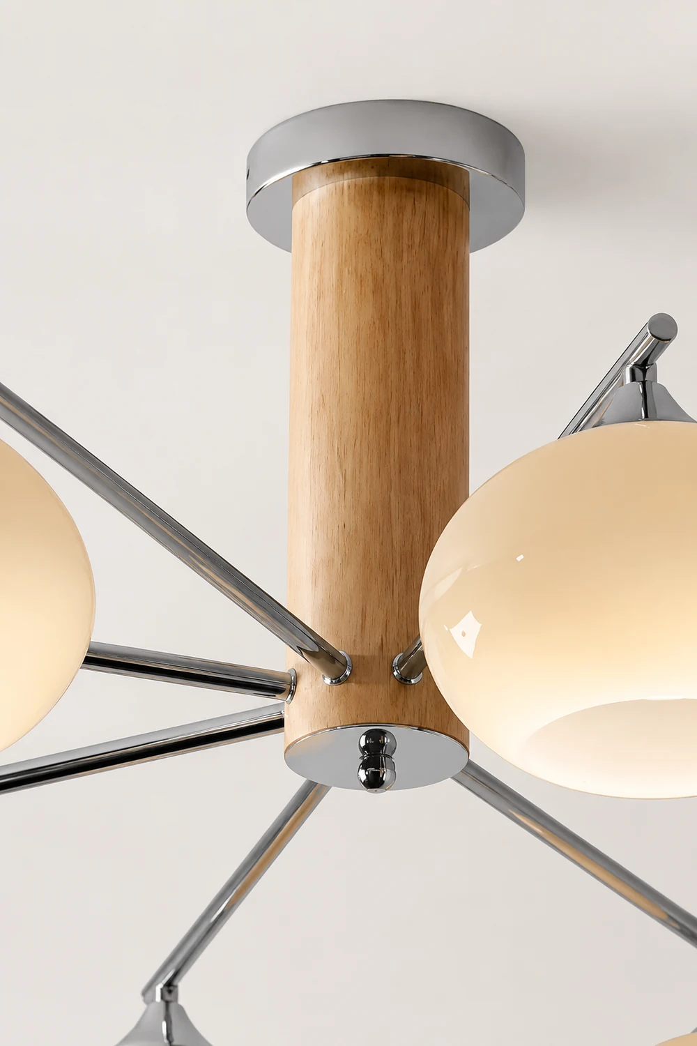 Elliptical Persimmon Chandelier - Lumpaz