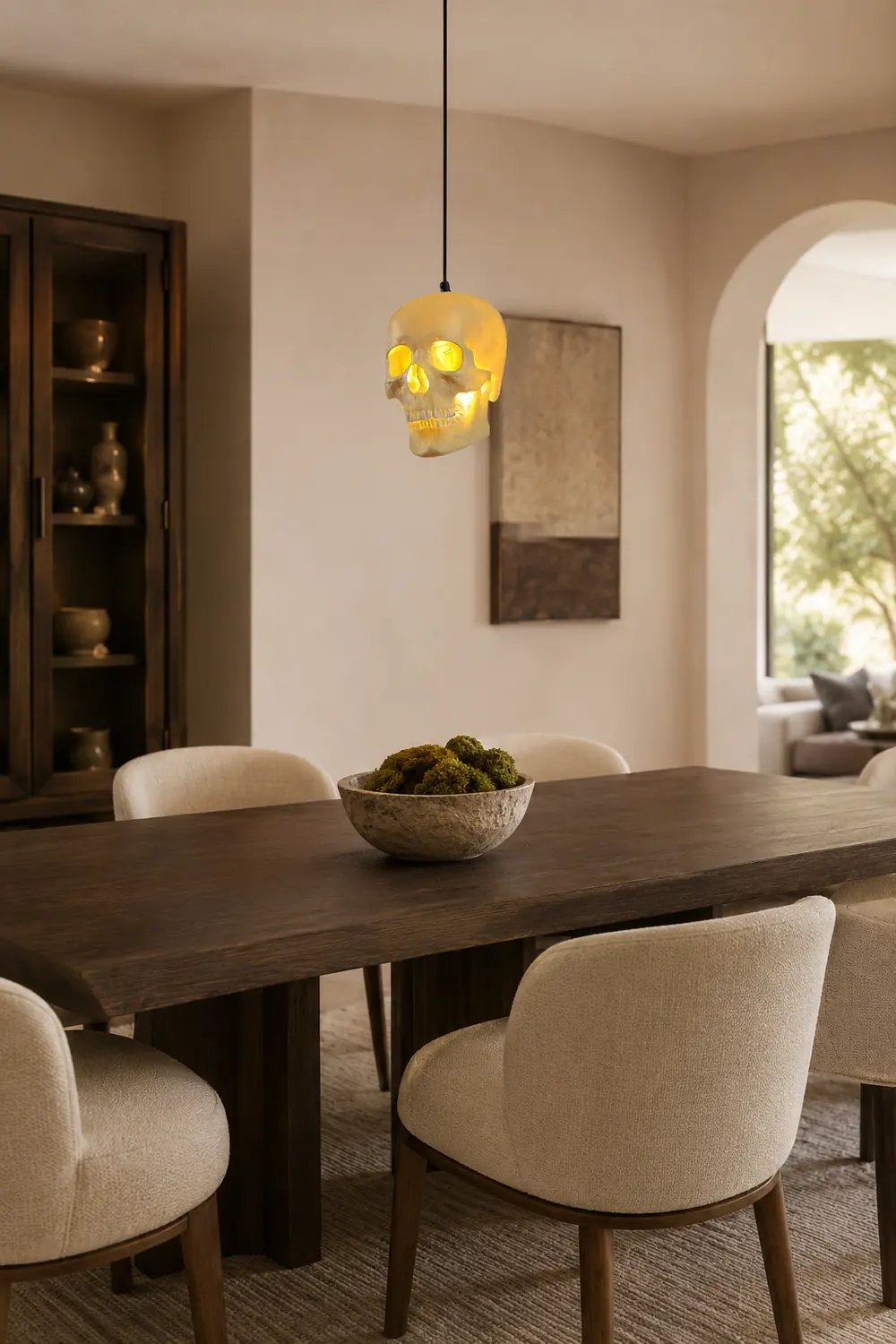 Skull Pendant Light - Lumpaz