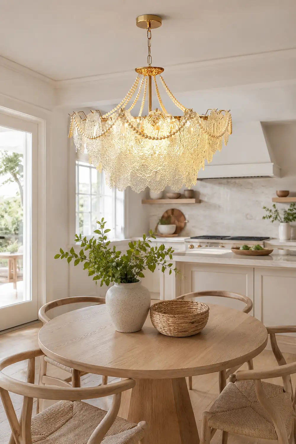 Pearls Glass Chandelier - Lumpaz