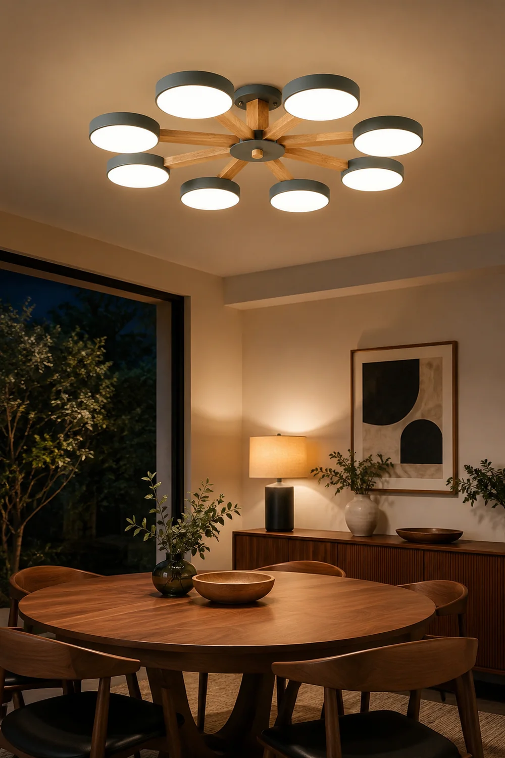 Modern Multi Stem Chandelier - Lumpaz