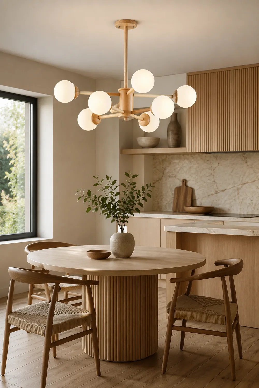 Kozan Wooden Chandelier - Lumpaz