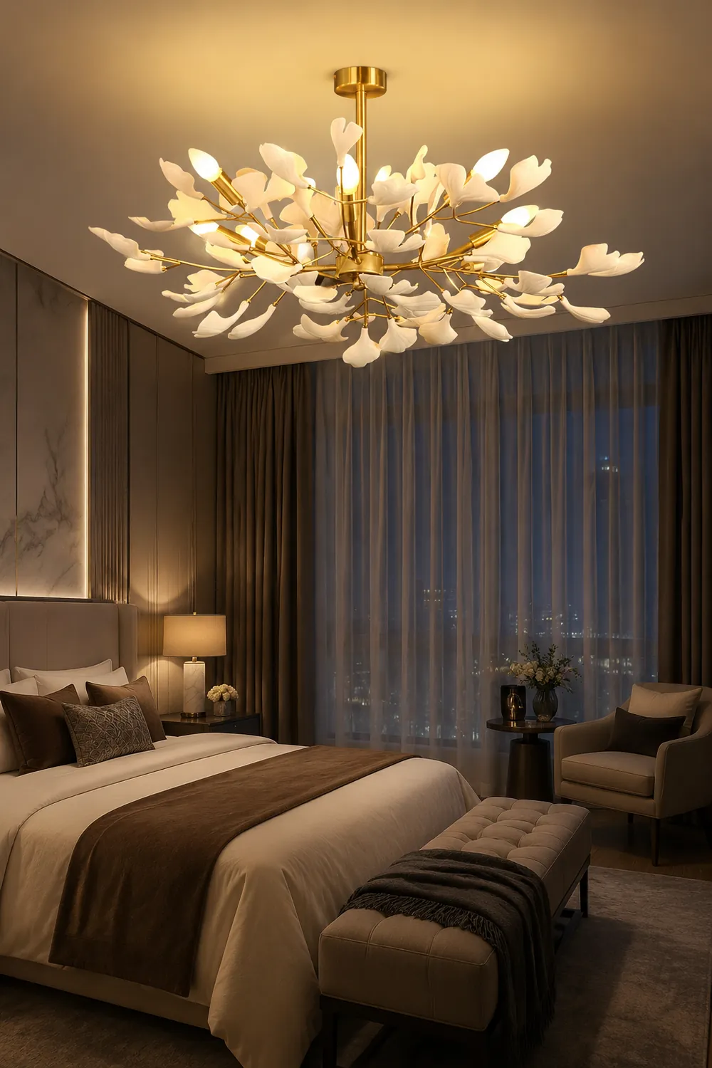 Gingko Chandelier J - Lumpaz