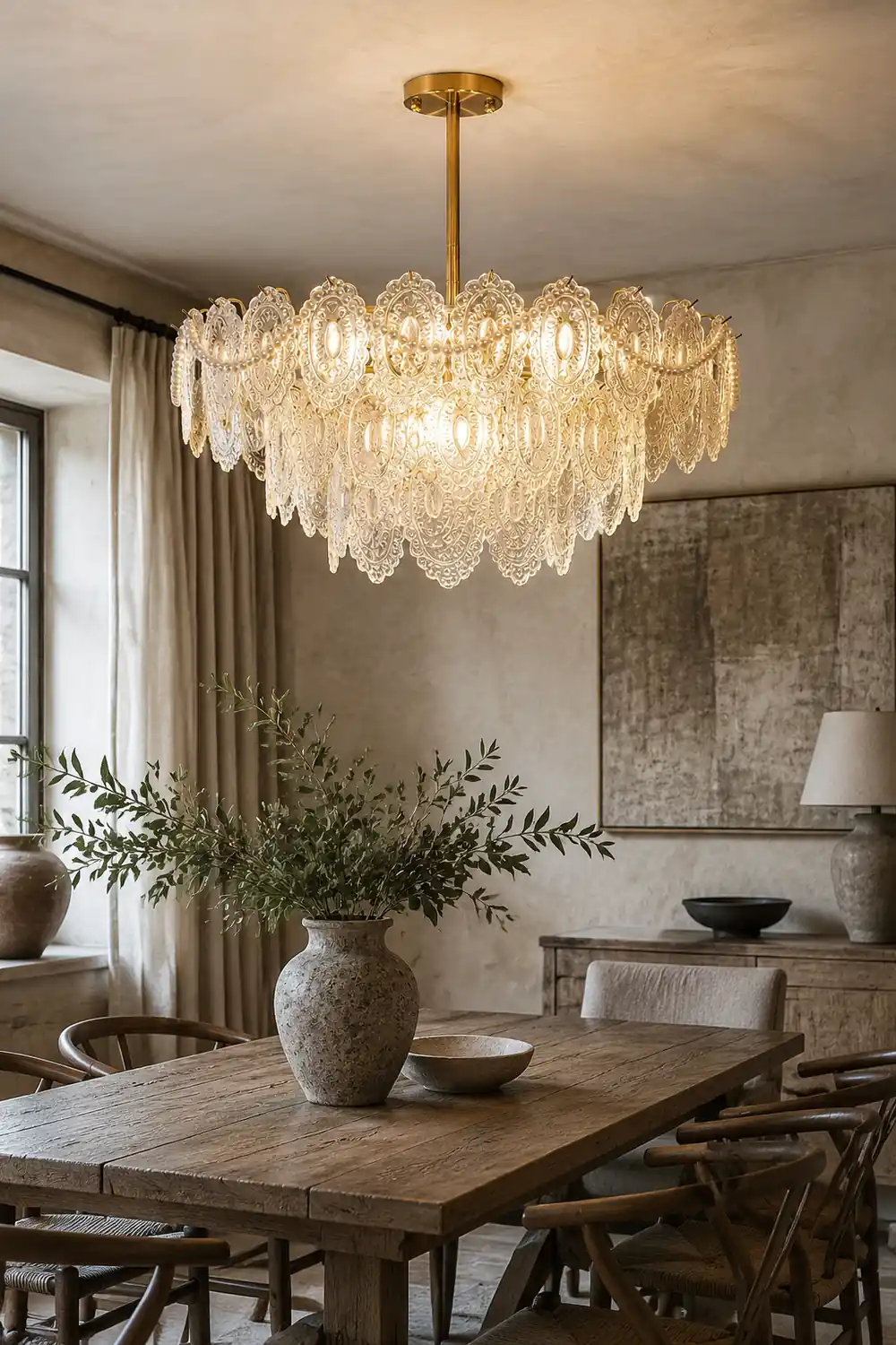 Wave Pearl Chandelier - Lumpaz