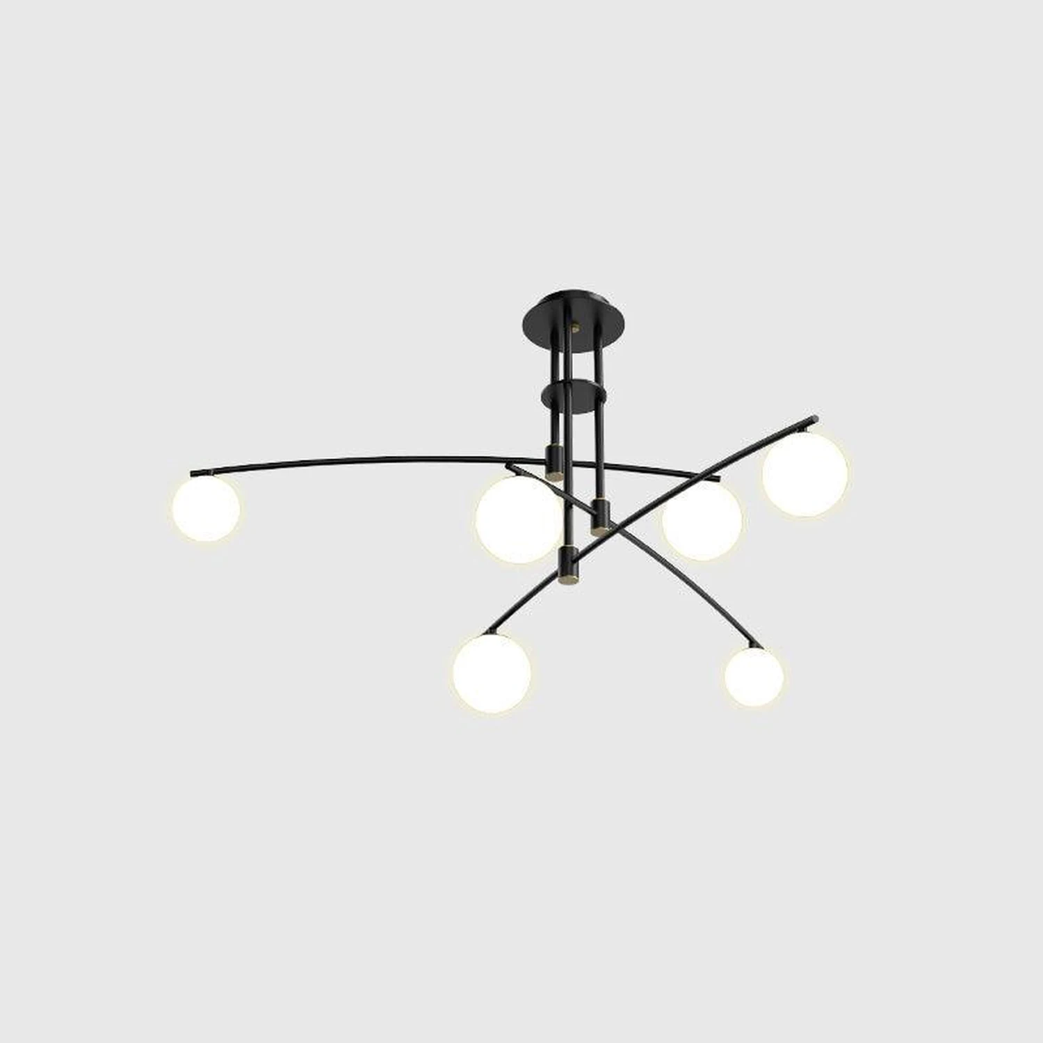 Modern Long Arm Chandelier - Lumpaz