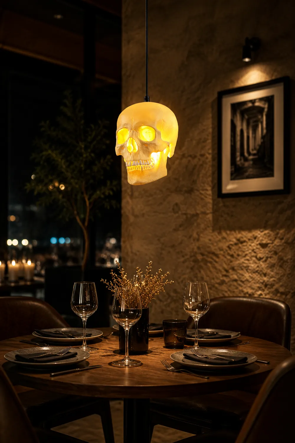 Skull Pendant Light - Lumpaz