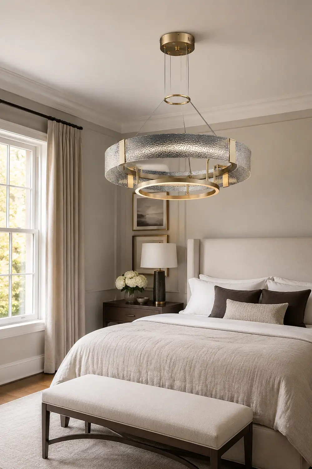 Ripple Glass Chandelier - Lumpaz