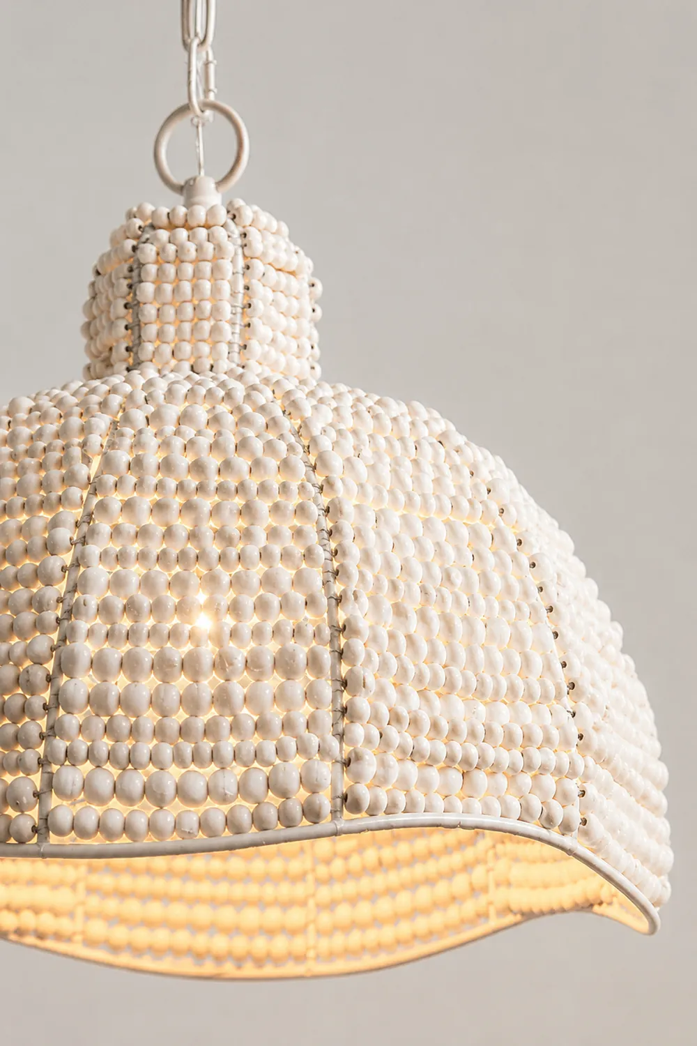 Obispo Wood Beads Pendant Lamp - Lumpaz
