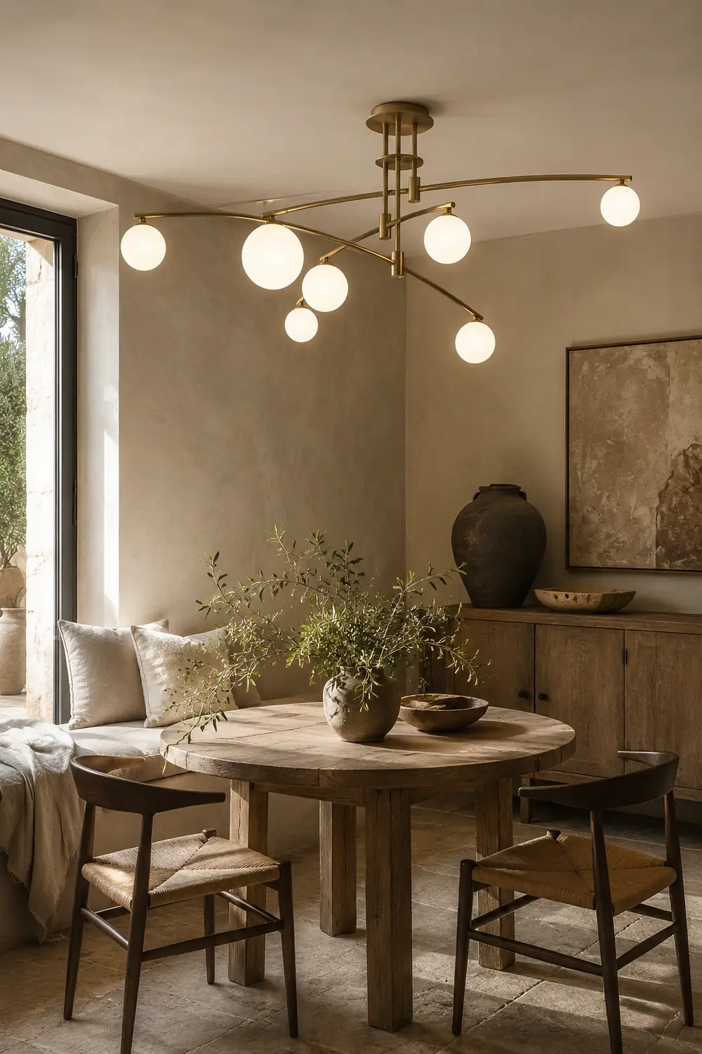 Modern Long Arm Chandelier - Lumpaz