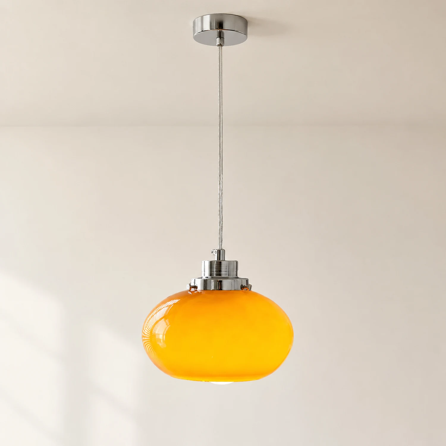 Oval Persimmon Pendant Light - Lumpaz