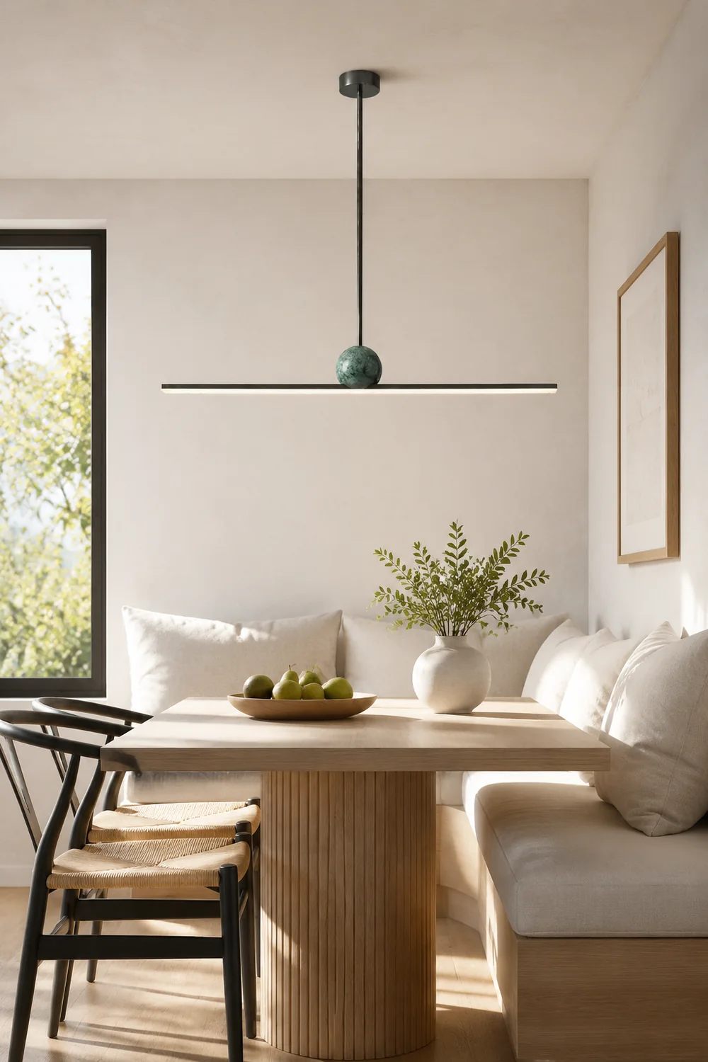 Marble Linear Pendant Lamp - Lumpaz