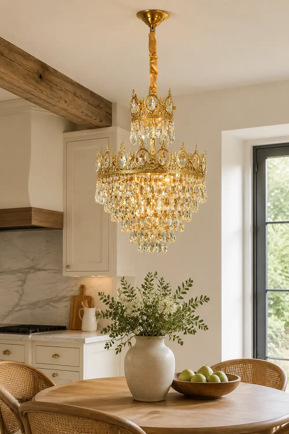 Vintage Crystal Chandelier - Lumpaz