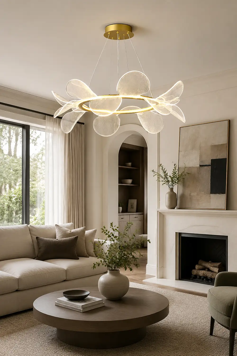 Bain Flying Flowers Chandelier - Lumpaz