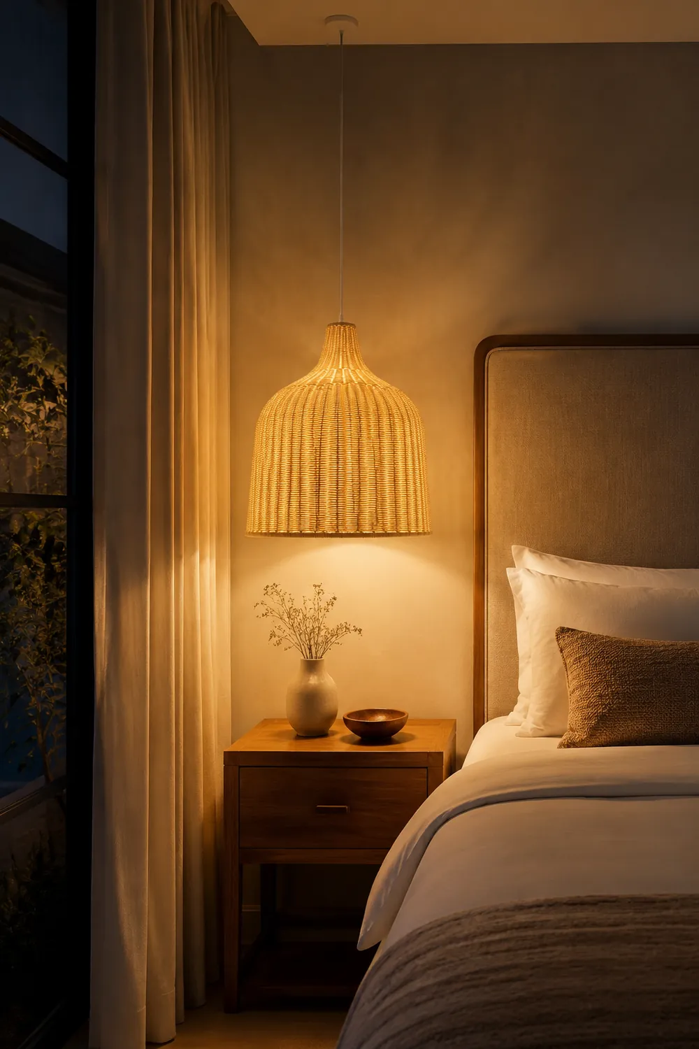 Rattan Pandent Light - Lumpaz