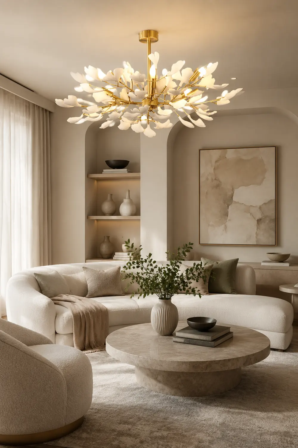 Gingko Chandelier J - Lumpaz