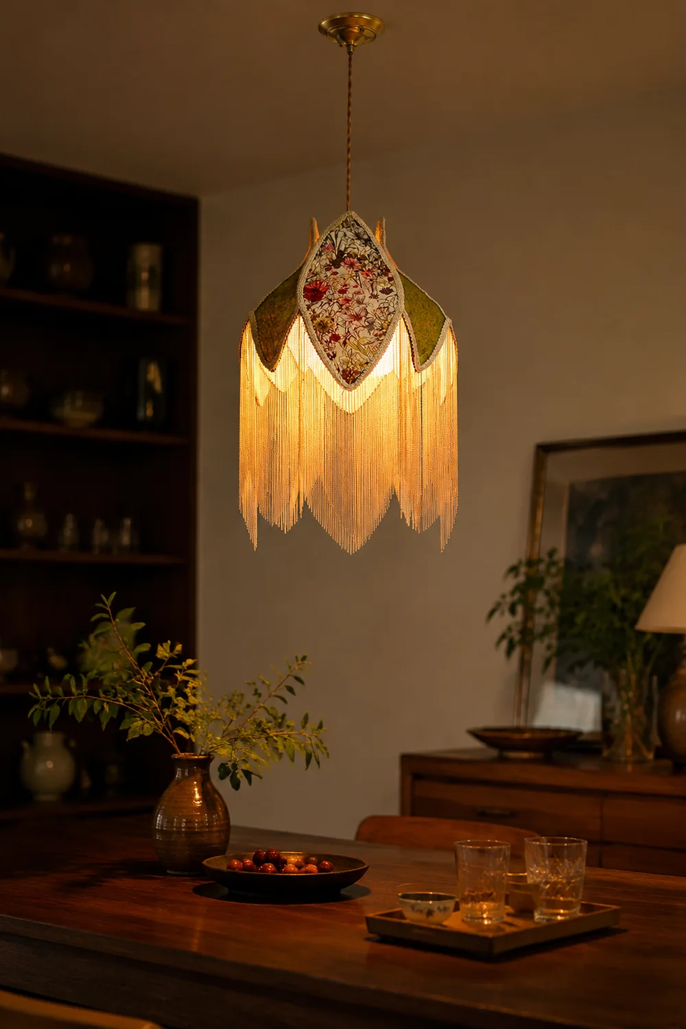 Bette Fringed Pendant Lamp - Lumpaz